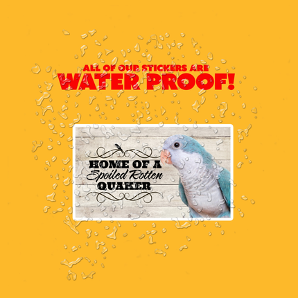 Spoiled Rotten Blue Quaker Sticker