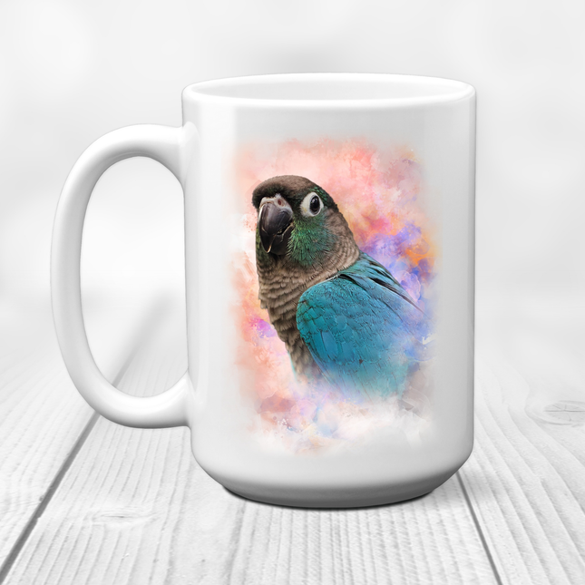 Turquoise Conure Coffee Mug