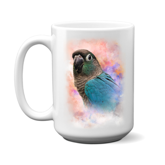 Turquoise Conure Coffee Mug