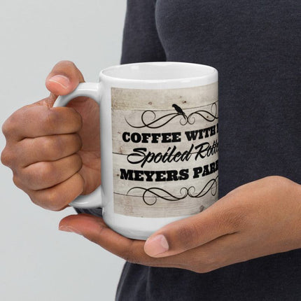 Coffee With My Spoiled Rotten Meyers Parrot Mug