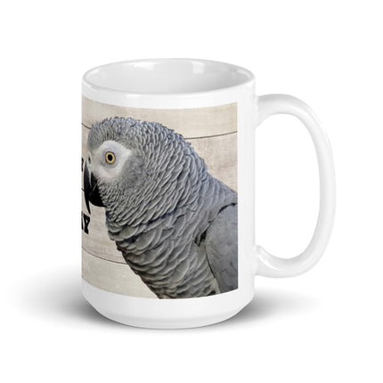 Coffee With My Spoiled Rotten African Gray Mug