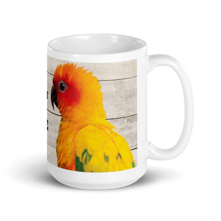 Coffee With My Spoiled Rotten Sun Conure Mug