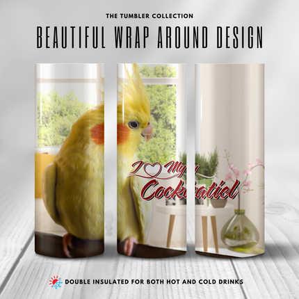 Yellow Cockatiel Tumbler